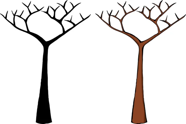 Bare Tree — Stock Vector