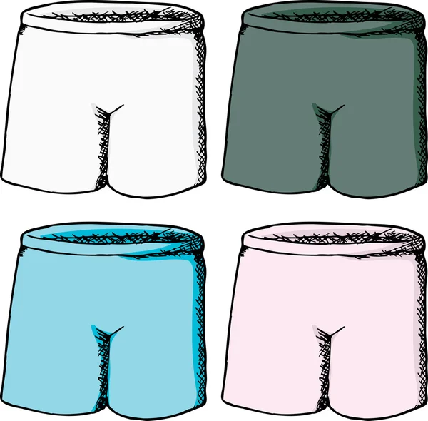 压缩短裤 — 图库矢量图片