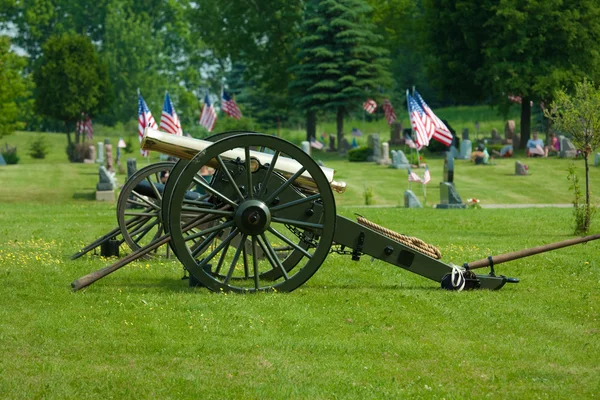 Cannone della guerra civile — Foto Stock