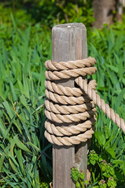 stock image Post with Rope