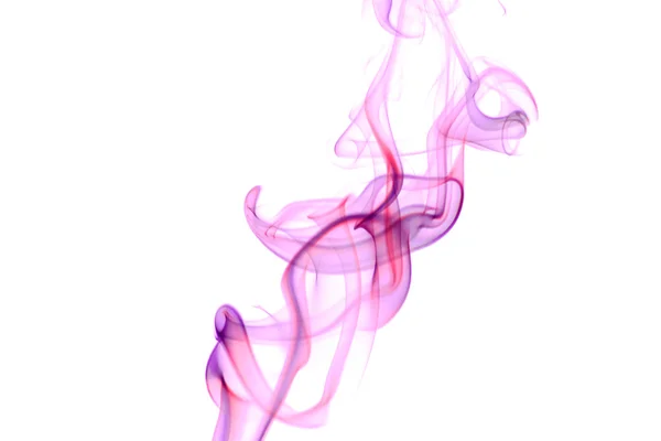 Fumée abstraite sur blanc — Photo
