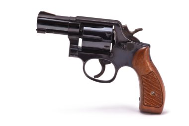 Modern Snubnose Revolver clipart