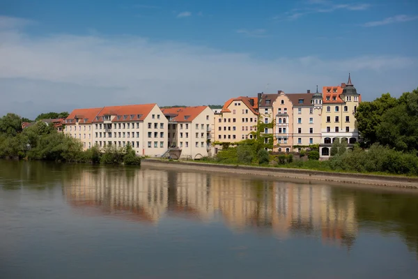 Buildings Along the Danube River — Stock Photo, Image