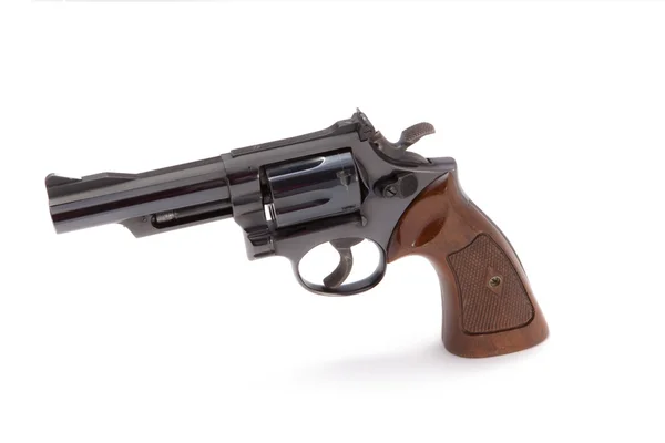 Revolver isoleret på hvid - Stock-foto
