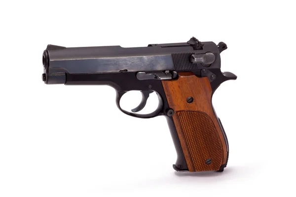 Poloautomatická pistole — Stock fotografie