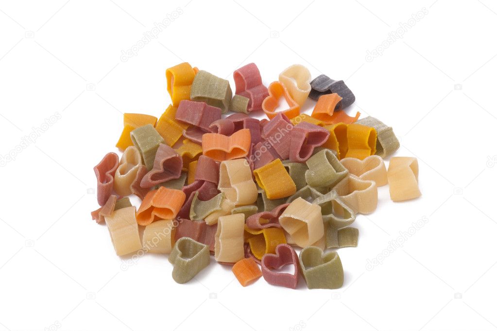 Colorful Dry Pasta