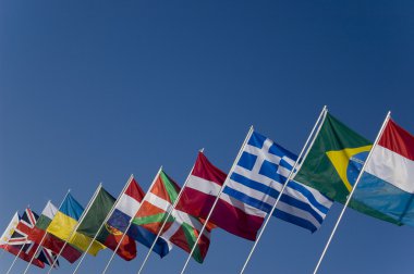 Country flags clipart