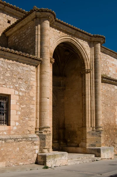 Santa Maria Kirche. alarcon in cuenca. Spanien — Stockfoto
