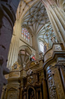 santa maria cathedal astorga, koroda. İspanya