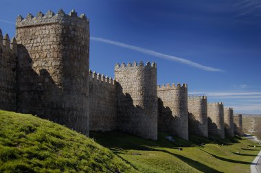 Avila, İspanya, duvar ve kuleler