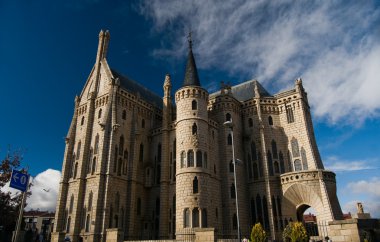 piskoposluk Sarayı astorga gaudi. İspanya