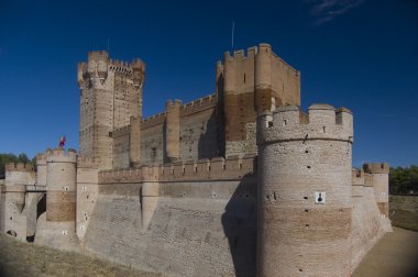 La mota valladolid kalede. İspanya