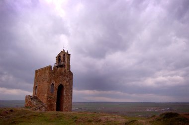 Martina Tower in Ayllon. Segovia, Spain clipart