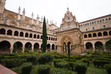 Royal Monastery of Santa Maria de Guadalupe. Caceres, Spain clipart