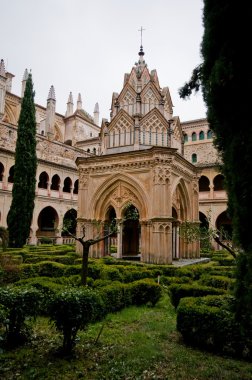 Kraliyet Manastırı santa Maria guadalupe de. Caceres, İspanya