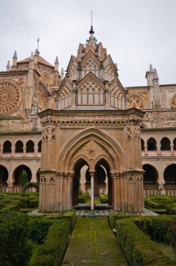 Kraliyet Manastırı santa Maria guadalupe de. Caceres, İspanya