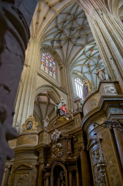 O Coro em Santa Maria Catedal de Astorga. Espanha — Fotografia de Stock