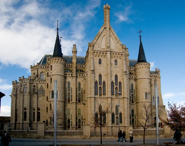 Piskoposluk Sarayı astorga gaudi. İspanya — Stok fotoğraf