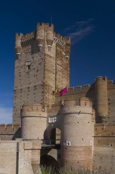 La Mota замок в Вальядоліді. Іспанія — стокове фото