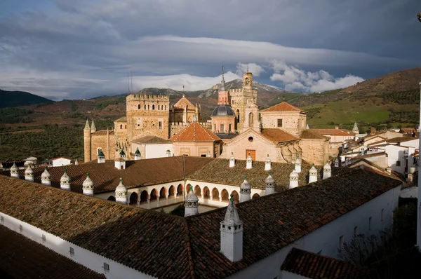 stock image Royal Monastery of Santa Maria de Guadalupe. Caceres, Spain