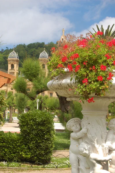 Jardines de Alderdi-Eder en Cantabria, España —  Fotos de Stock