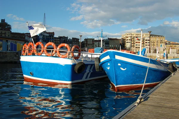 San sebastian port. Spanien — Stockfoto