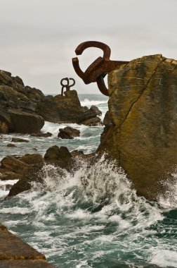 Peine del viento heykel san sebastian, İspanya