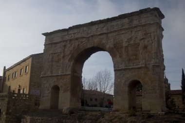 Medinaceli Roma yüzyıl II, soria, arch. (biricik içinde üç delik İspanya İspanya