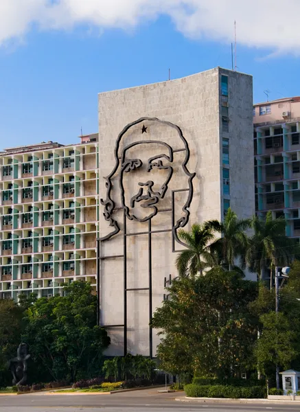 Che guevara plaza de la Revoluciön Anıtı. La havana, Küba. — Stok fotoğraf