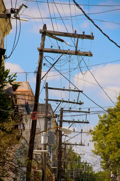 ahşap elektrik yazılar.