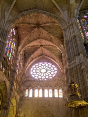 transept yan nefin santa Maria içinde leo katedralde de leon