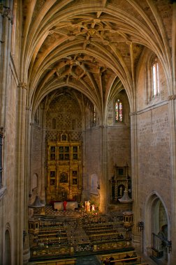 Principal dome and altar of San Marcos Convent. Leon, Spain clipart