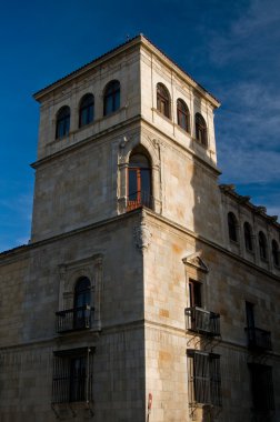 Palacio de los guzmanes (guzmanes Sarayı). Leon, İspanya