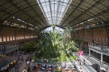 Atocha Train Station in Madrid, Spain