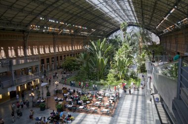 Atocha Train Station in Madrid, Spain