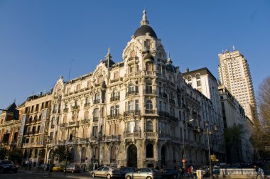 Madrid, İspanya, Bina casa gallardo.