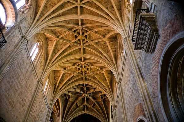 Belangrijkste koepel en altaar van san marcos klooster. Leon, Spanje — Stockfoto