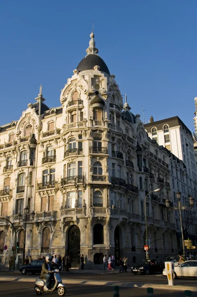 Edifício Casa Gallardo em Madrid, Espanha . — Fotografia de Stock