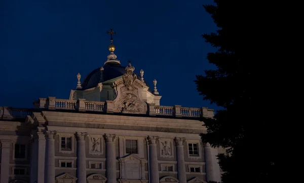 North facade of Royal Palace. Madrid, Spain. — Stock Photo, Image