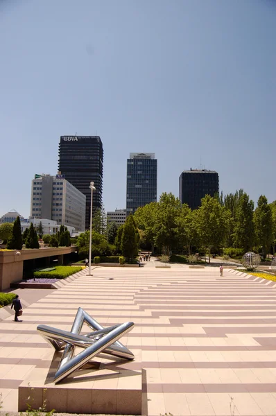 Praça Azca, madrid — Fotografia de Stock