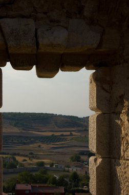 mazgallı siper yıkıldı Madrid chinchon Kalesi'nin. İspanya