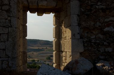 mazgallı siper yıkıldı Madrid chinchon Kalesi'nin. İspanya