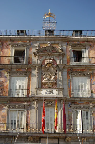 Lapangan Utama, Madrid. Spanyol. Casa de la Panaderia — Stok Foto
