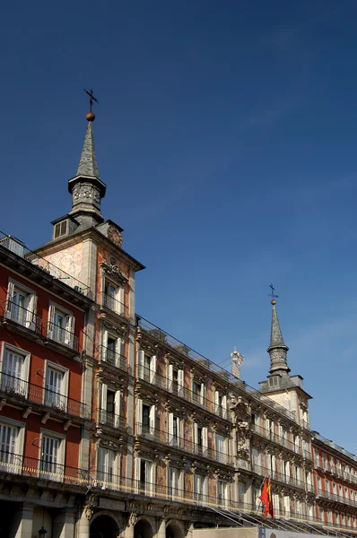 Plaza Mayor, Madrid. España. Casa de la Panaderia — Foto de Stock