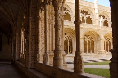 Monastery of jeronimos in Belem, Portugal clipart