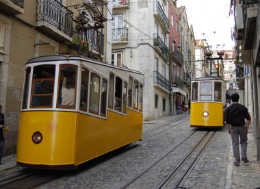 Lizbon tramvay. Portekiz