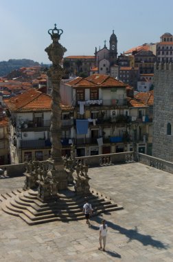 kol veya picota se cathedral adalet rulo. Porto, portuga