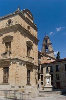 Papa john XXIII yanındaki katedraller Salamanca, İspanya-mekân