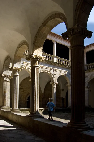 ヴィゼウ、ポルトガルでセ大聖堂の回廊ギャラリー — ストック写真