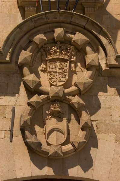 Plac papieża Jana XXIII obok katedry. Salamanca, Hiszpania — Zdjęcie stockowe